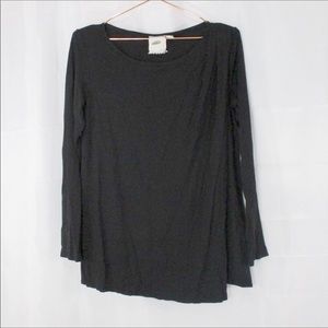 NURTURE BLACK LONG SLEEVE TEE SIZE XS